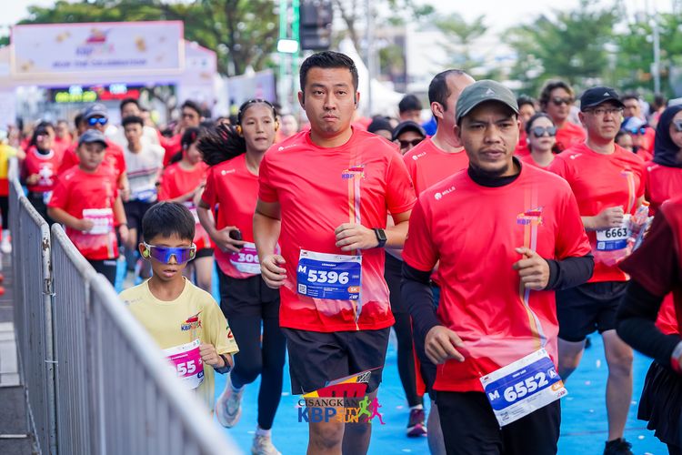 Race photo from CISANGKAN KBP CITY RUN 2025