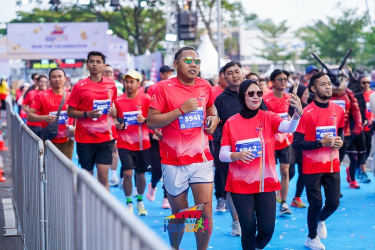 Race photo from CISANGKAN KBP CITY RUN 2025