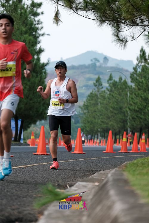Race photo from CISANGKAN KBP CITY RUN 2025