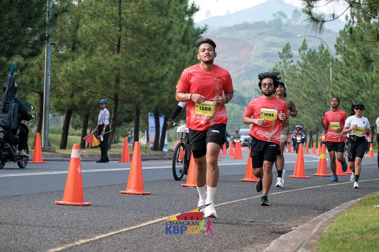 Race photo from CISANGKAN KBP CITY RUN 2025