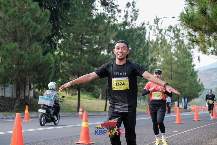 Race photo from CISANGKAN KBP CITY RUN 2025