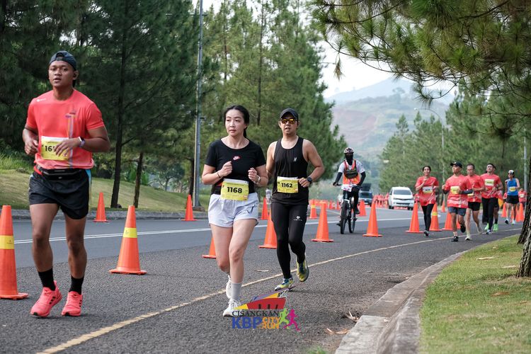 Race photo from CISANGKAN KBP CITY RUN 2025