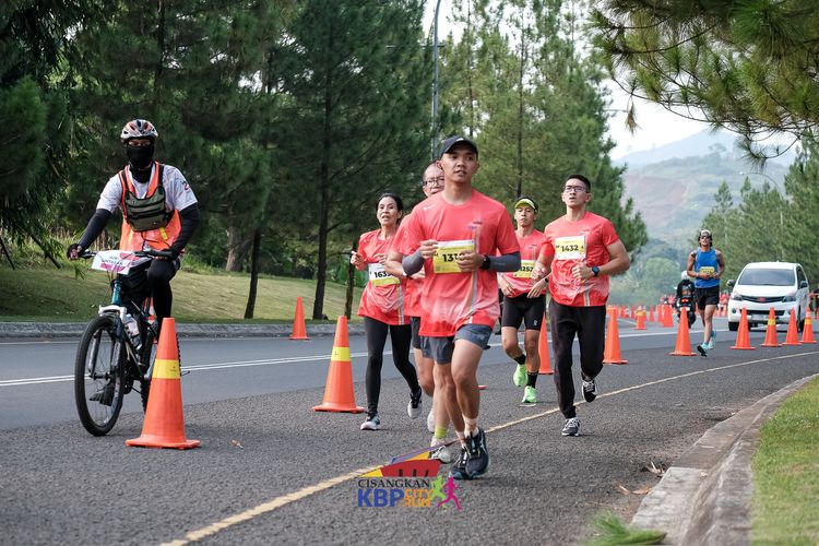 Race photo from CISANGKAN KBP CITY RUN 2025