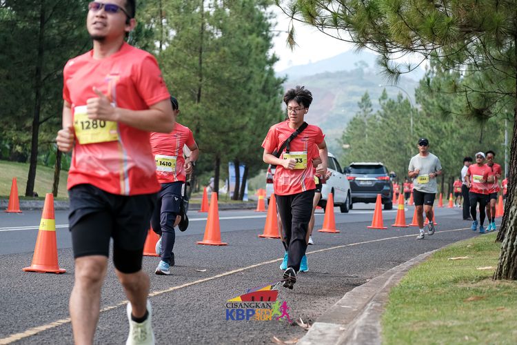 Race photo from CISANGKAN KBP CITY RUN 2025