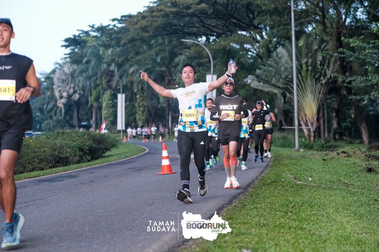 Race photo from Taman Budaya x BOGORUN 2025