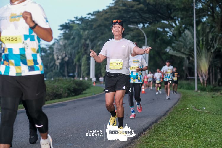 Race photo from Taman Budaya x BOGORUN 2025