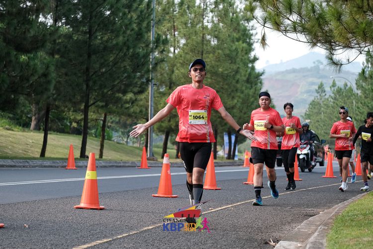 Race photo from CISANGKAN KBP CITY RUN 2025
