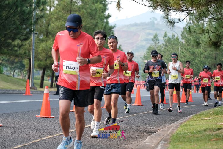 Race photo from CISANGKAN KBP CITY RUN 2025