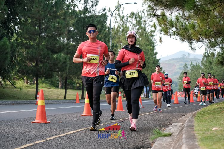 Race photo from CISANGKAN KBP CITY RUN 2025