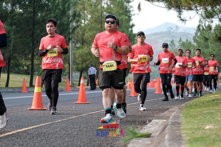 Race photo from CISANGKAN KBP CITY RUN 2025