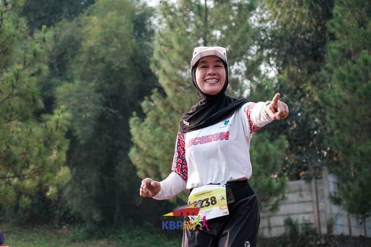 Race photo from CISANGKAN KBP CITY RUN 2025