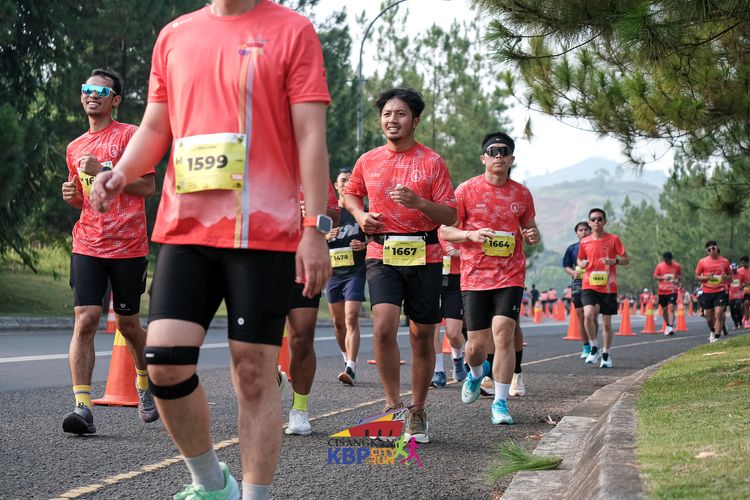 Race photo from CISANGKAN KBP CITY RUN 2025