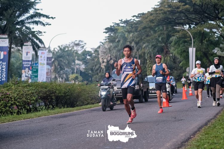 Race photo from Taman Budaya x BOGORUN 2025