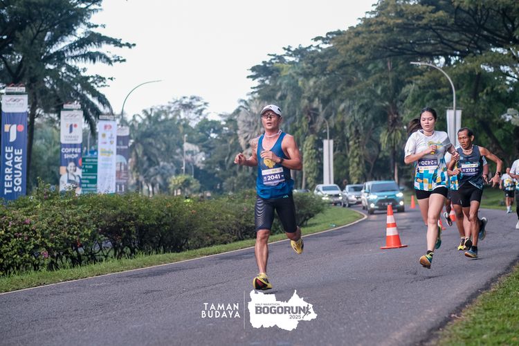 Race photo from Taman Budaya x BOGORUN 2025