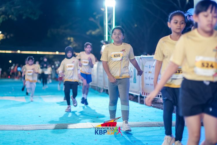 Race photo from CISANGKAN KBP CITY RUN 2025