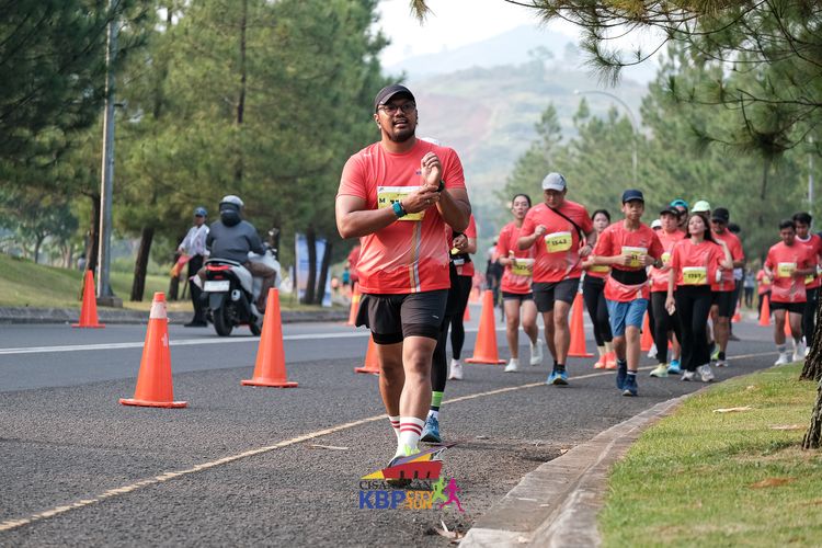 Race photo from CISANGKAN KBP CITY RUN 2025