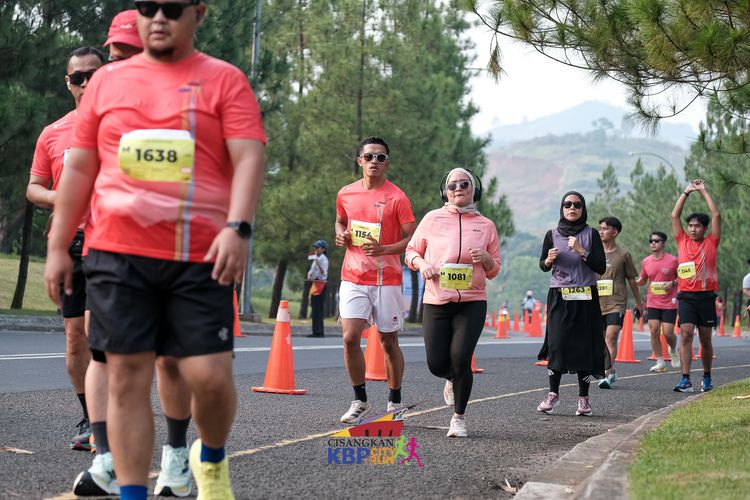 Race photo from CISANGKAN KBP CITY RUN 2025