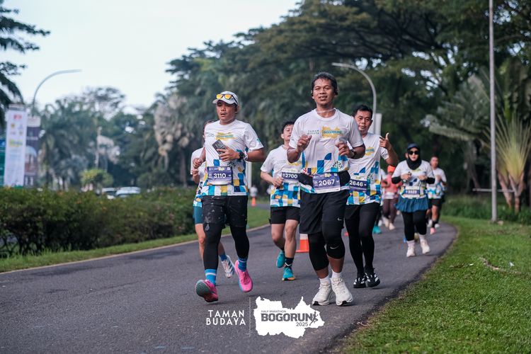 Race photo from Taman Budaya x BOGORUN 2025