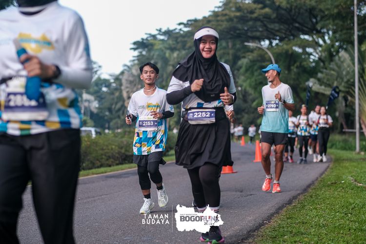 Race photo from Taman Budaya x BOGORUN 2025