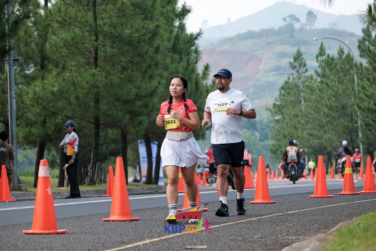 Race photo from CISANGKAN KBP CITY RUN 2025