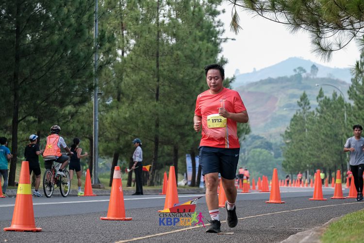 Race photo from CISANGKAN KBP CITY RUN 2025