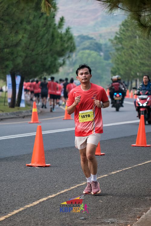 Race photo from CISANGKAN KBP CITY RUN 2025