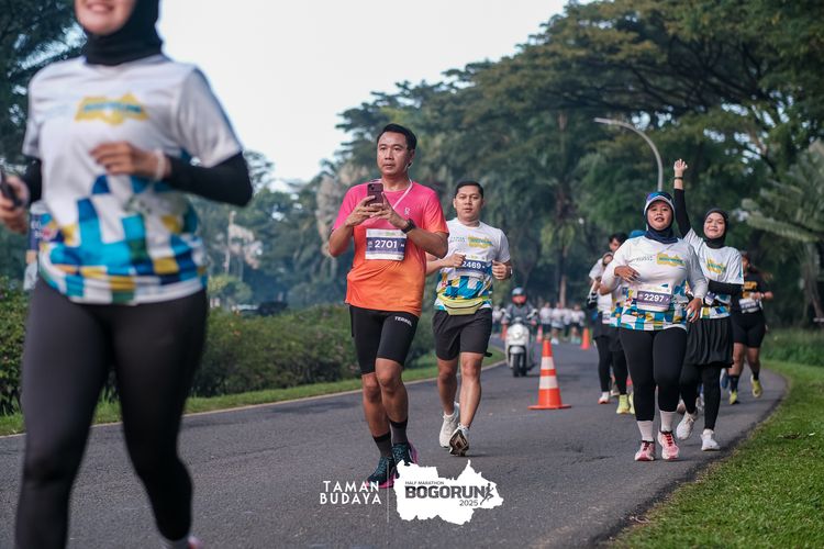Race photo from Taman Budaya x BOGORUN 2025
