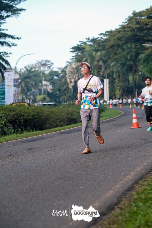 Race photo from Taman Budaya x BOGORUN 2025
