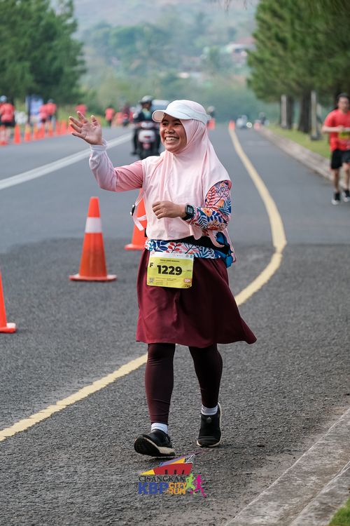 Race photo from CISANGKAN KBP CITY RUN 2025