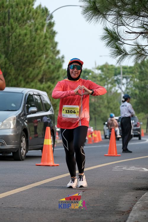 Race photo from CISANGKAN KBP CITY RUN 2025