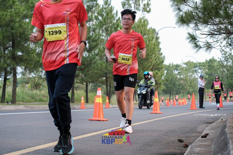 Race photo from CISANGKAN KBP CITY RUN 2025