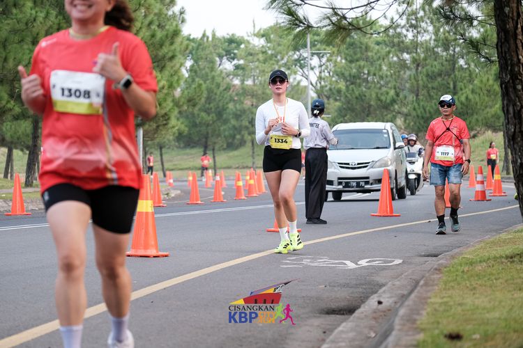 Race photo from CISANGKAN KBP CITY RUN 2025