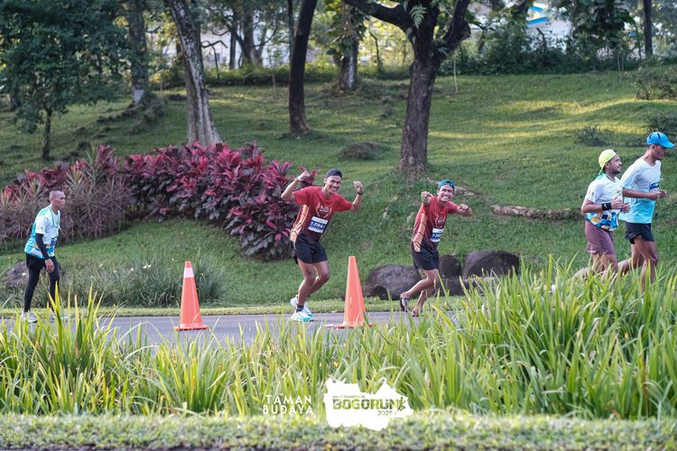 Race photo from Taman Budaya x BOGORUN 2025