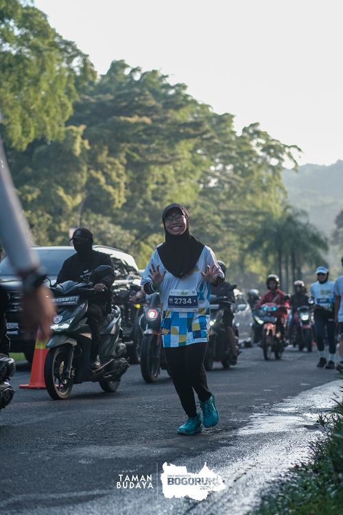 Race photo from Taman Budaya x BOGORUN 2025