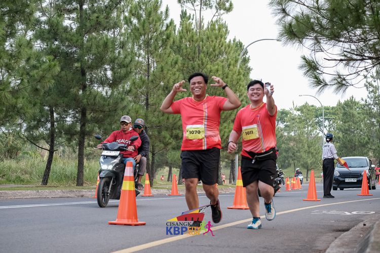 Race photo from CISANGKAN KBP CITY RUN 2025