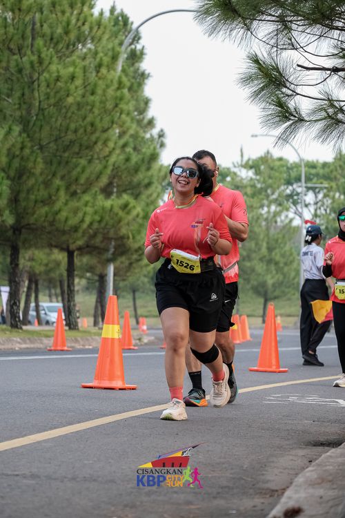Race photo from CISANGKAN KBP CITY RUN 2025