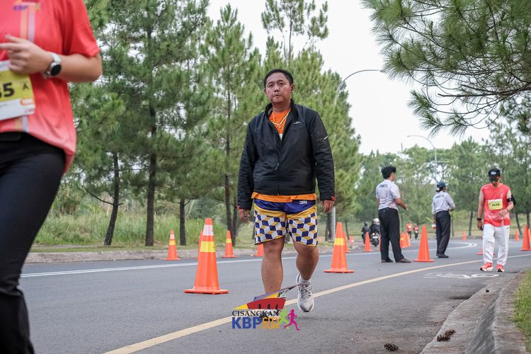 Race photo from CISANGKAN KBP CITY RUN 2025
