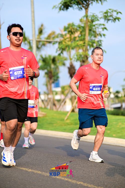Race photo from CISANGKAN KBP CITY RUN 2025