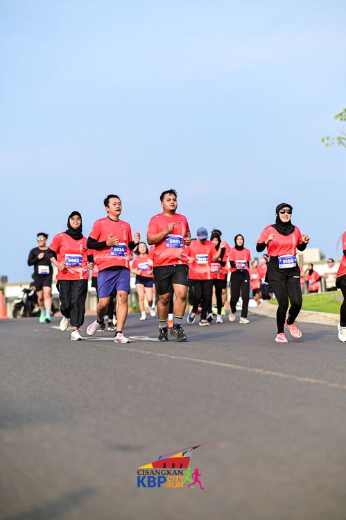 Race photo from CISANGKAN KBP CITY RUN 2025
