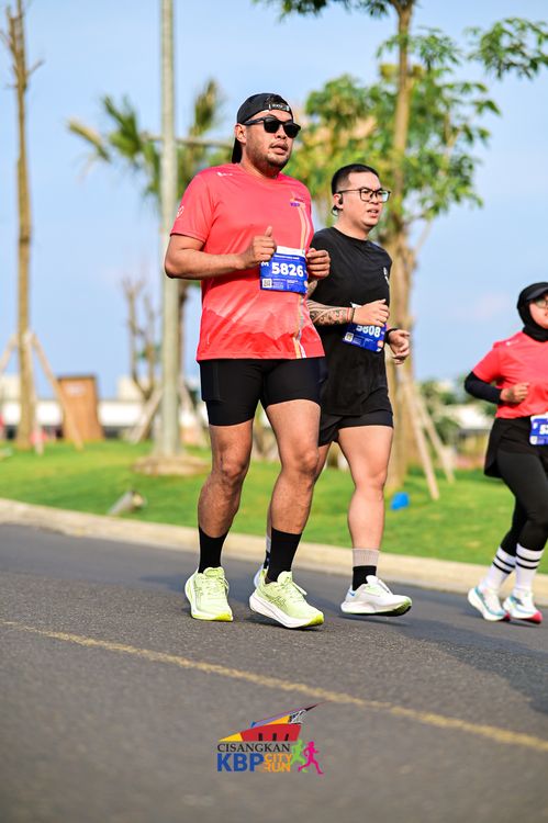 Race photo from CISANGKAN KBP CITY RUN 2025