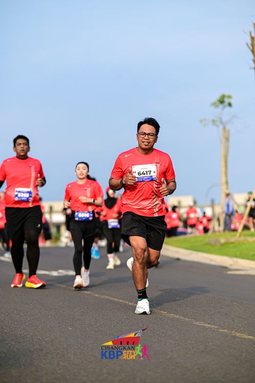 Race photo from CISANGKAN KBP CITY RUN 2025