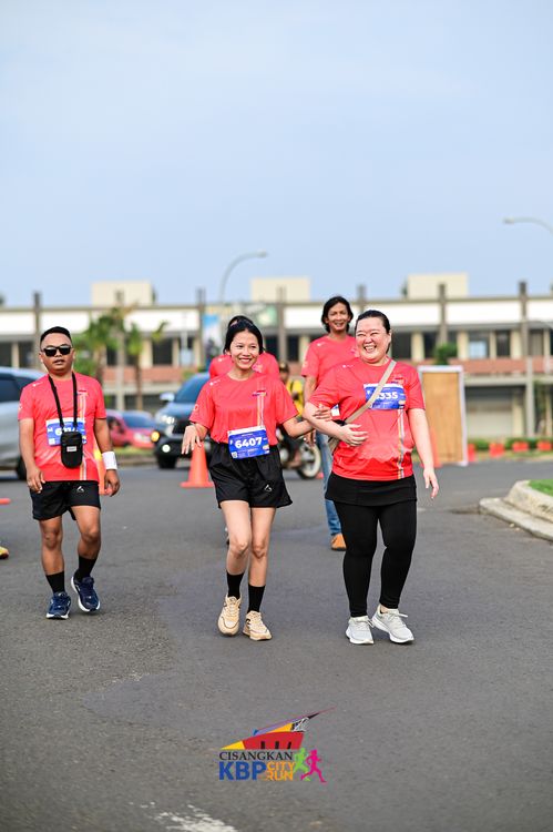 Race photo from CISANGKAN KBP CITY RUN 2025