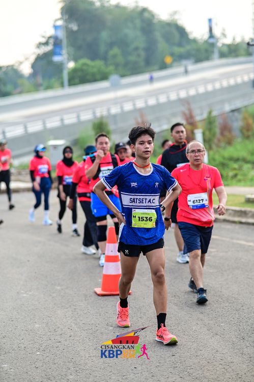 Race photo from CISANGKAN KBP CITY RUN 2025