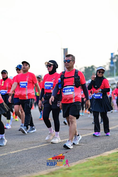 Race photo from CISANGKAN KBP CITY RUN 2025