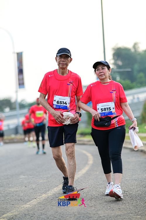 Race photo from CISANGKAN KBP CITY RUN 2025