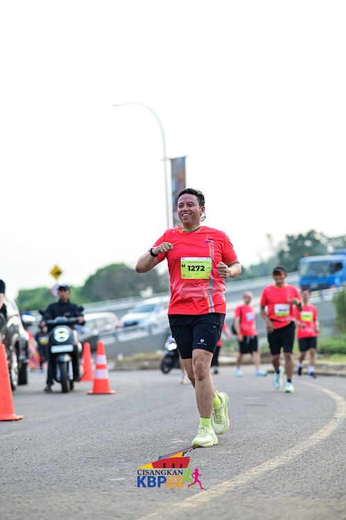 Race photo from CISANGKAN KBP CITY RUN 2025