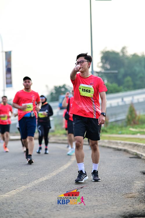 Race photo from CISANGKAN KBP CITY RUN 2025