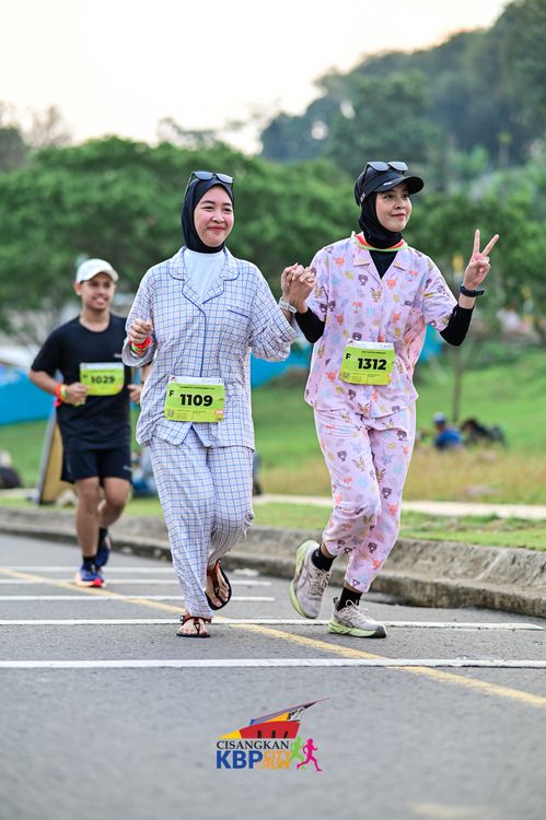 Race photo from CISANGKAN KBP CITY RUN 2025