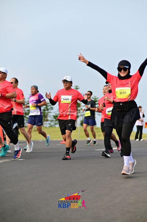 Race photo from CISANGKAN KBP CITY RUN 2025