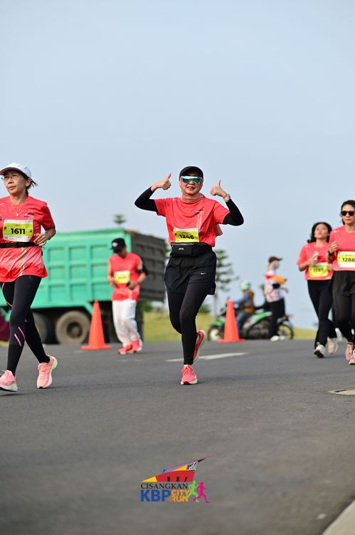 Race photo from CISANGKAN KBP CITY RUN 2025